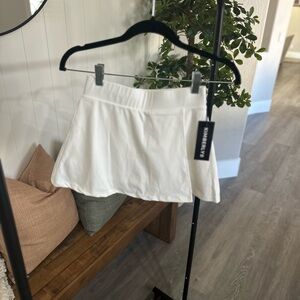 Kimberly slit mini skirt, with built in shorts